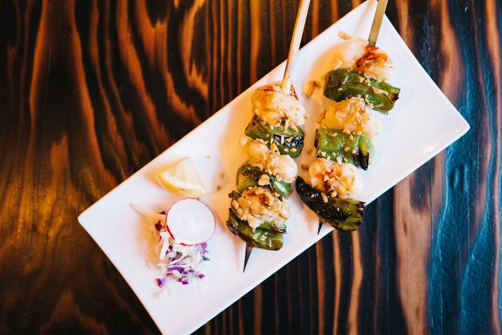 Food from Yakitori Kona