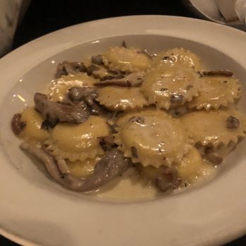 Calafuria - Cheese ravioli with mushrooms and truffle sauce - Italian Near Me - Reno, Nevada Calafuria - Cheese ravioli with mushrooms and truffle sauce - Italian Near Me - Reno, Nevada