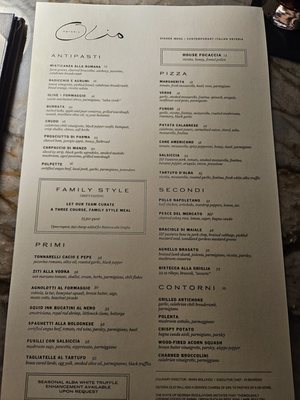 Menu photo 2 Osteria Olio Athens, GA Menu photo 2 Osteria Olio Athens, GA