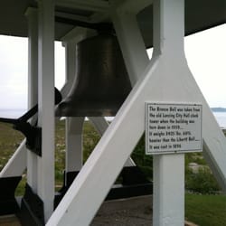 Presque Twp Old Lighthouse Park - Bronze bell to ring