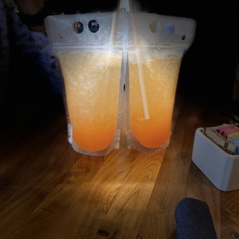 Hash Kitchen - Our adult Capri suns!! Tropical cooler - Breakfast & Brunch Near Me - Scottsdale, Arizona