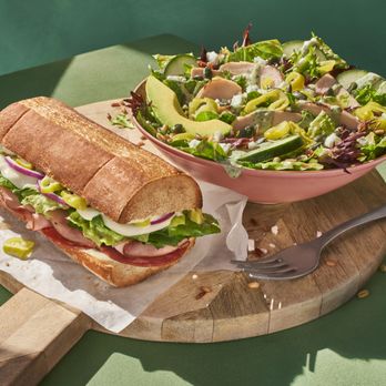 Panera Bread - Toasted Italiano & Balsamic Chicken Greens with Grains You Pick 2 - Salad Near Me - Pittsburg, Pennsylvania Panera Bread - Toasted Italiano & Balsamic Chicken Greens with Grains You Pick 2 - Salad Near Me - Pittsburg, Pennsylvania