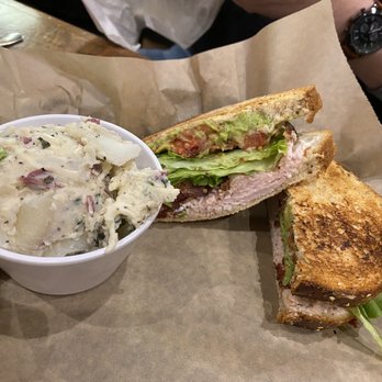 Tanya's Soup Kitchen - The Club with potato salad - Soup Near Me - Wichita, Kansas Tanya's Soup Kitchen - The Club with potato salad - Soup Near Me - Wichita, Kansas