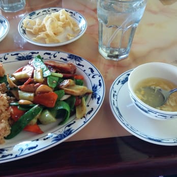 Ming's Garden - How much $5.95 buys at lunch: entree, egg roll, egg drop soup, and fried rice. - Chinese Near Me - Taylorsville, Utah Ming's Garden - How much $5.95 buys at lunch: entree, egg roll, egg drop soup, and fried rice. - Chinese Near Me - Taylorsville, Utah