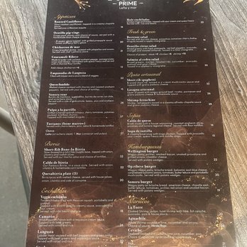 Ocotillo Prime - Dinner menu - Breakfast & Brunch Near Me - American Fork, Utah