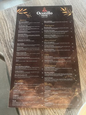 Menu photo 7 Ocotillo Prime American Fork, UT Menu photo 7 Ocotillo Prime American Fork, UT