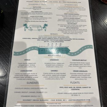 Joey’s Burger Bar - American Near Me - Oak Ridge, North Carolina Joey’s Burger Bar - American Near Me - Oak Ridge, North Carolina