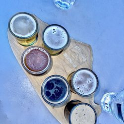 Mt Hood Brewing - Taster flight. $14