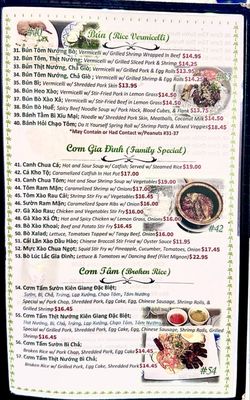 Menu photo 8 Pho Kien Giang Pinellas Park, FL Menu photo 8 Pho Kien Giang Pinellas Park, FL