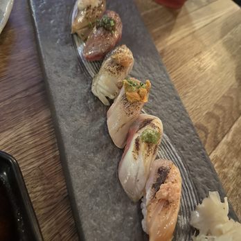 Nagomi Izakaya - Aburi Omakase Sushi Set (8 Pcs) 主厨发办寿司套餐（8枚） - Japanese Near Me - Boston, Massachusetts