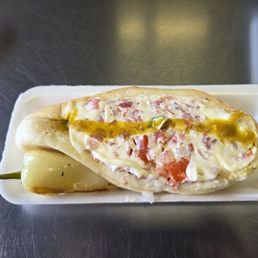 Sonoran Hot Dog, no mustard Sonoran Hot Dog, no mustard