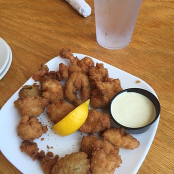 Crabby's On The Lakefront - Gator bites! Great taste with the sause - Seafood Near Me - Saint Cloud, Florida