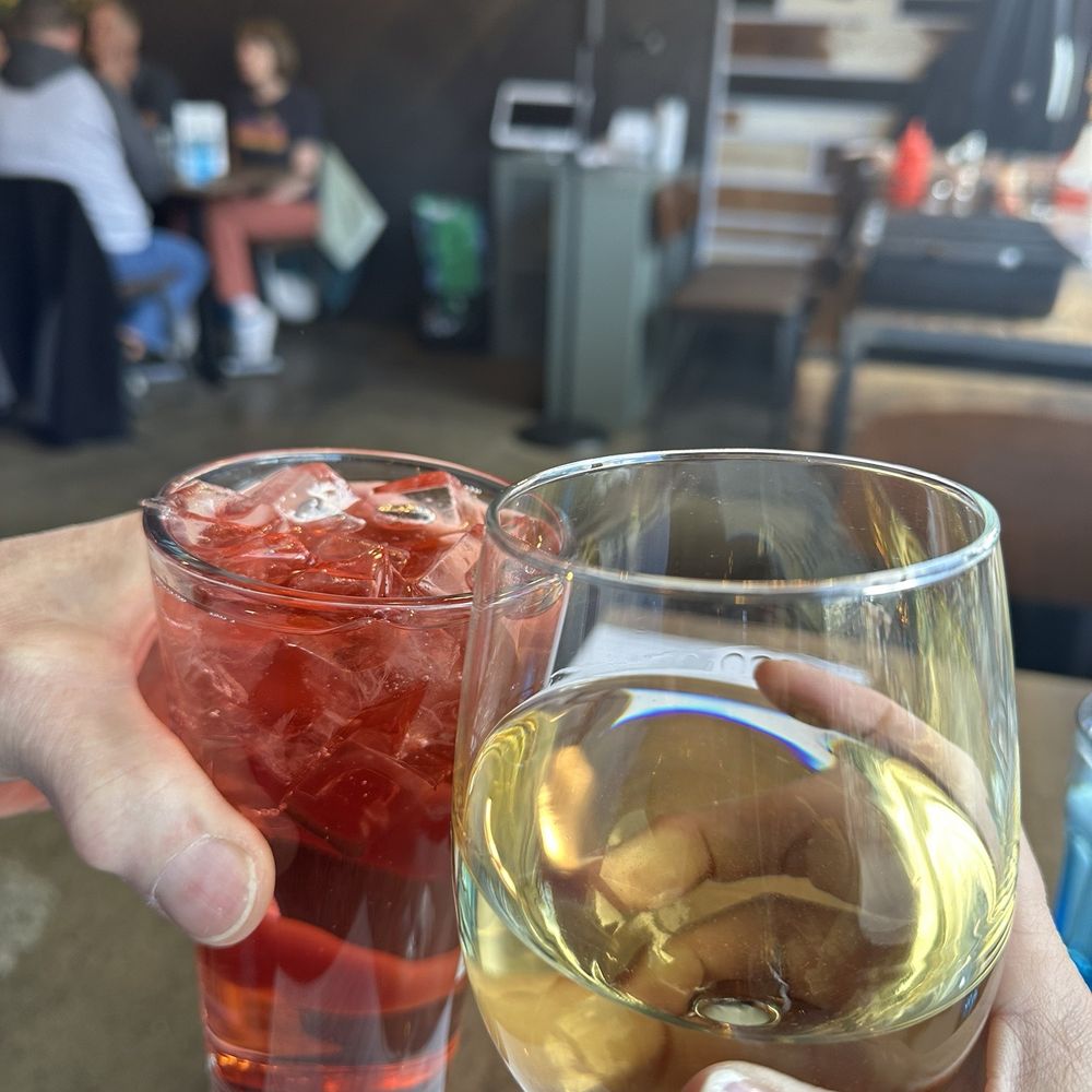Graze - Club soda with cranberry juice and Chardonnay - Bars Near Me - Canmore, Alberta Graze - Club soda with cranberry juice and Chardonnay - Bars Near Me - Canmore, Alberta