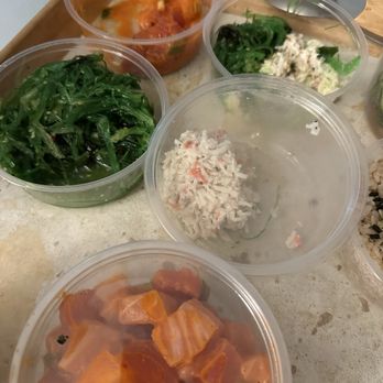 Poke District - The containers they used - Seafood Near Me - Orange, California Poke District - The containers they used - Seafood Near Me - Orange, California