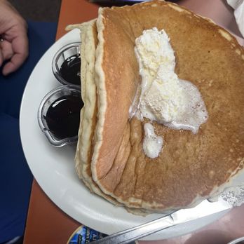 The Red Caboose Cafe - Very Large buttermilk pancakes!!  Portions are great - Cafes Near Me - Clovis, California