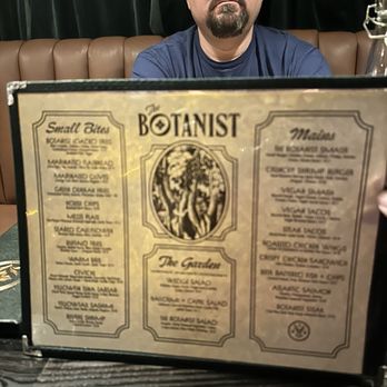 The Botanist - Menu - Cocktail Bars Near Me - Bakersfield, California