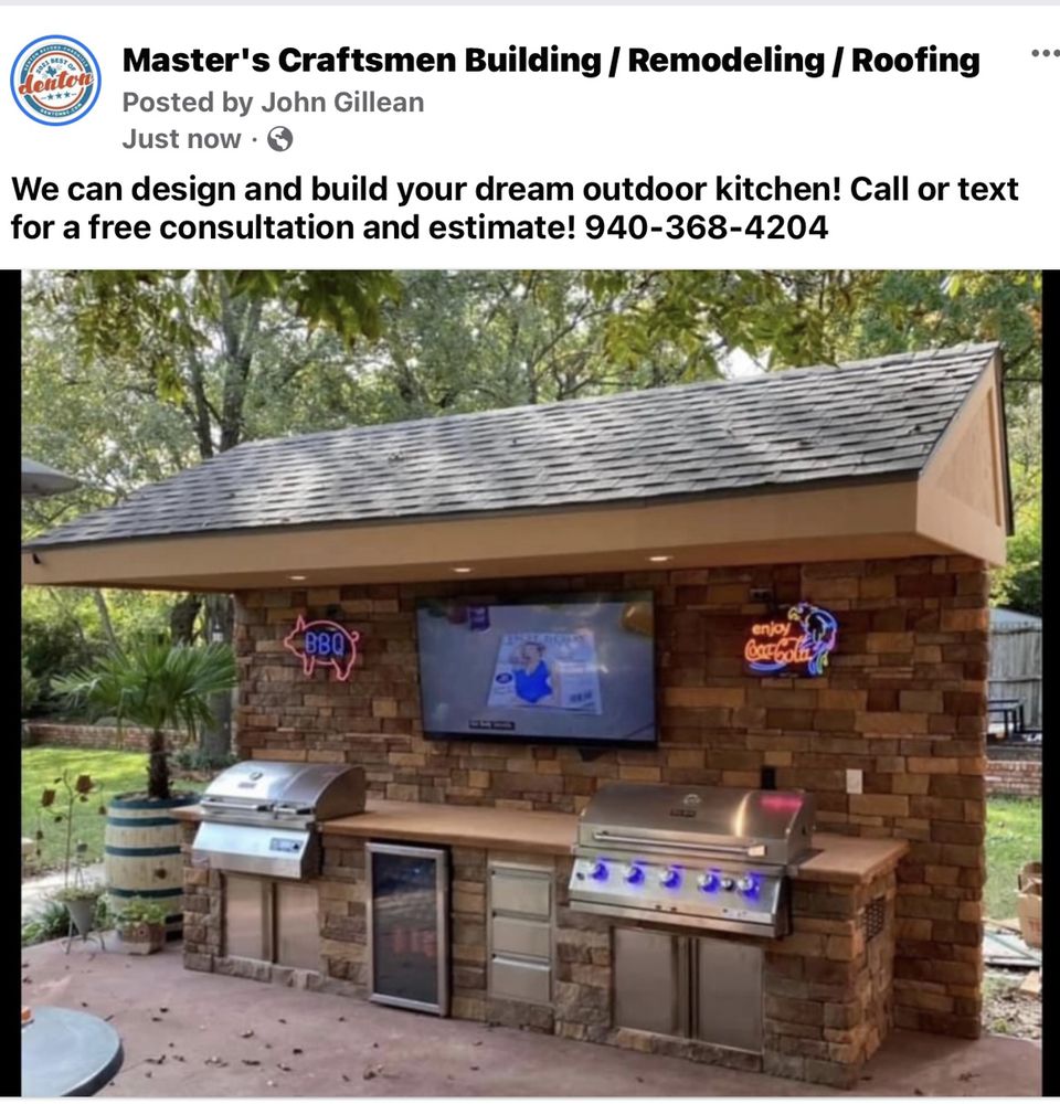 Slide of Master's Craftsmen Building Remodeling Roofing
