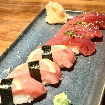 Buck & Rider — Gilbert / East Valley - Hamachi and Tuna Nigiri - Seafood Near Me - Gilbert, Arizona