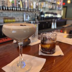 794 Kitchen and Bar - Espresso Martini and Smoked Chocolate Covered Cherry old Fashioned