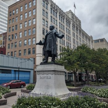 President James A. Garfield Statue - President James A. Garfield Statue, Cincinnati - Public Art Near Me - Cincinnati, Ohio President James A. Garfield Statue - President James A. Garfield Statue, Cincinnati - Public Art Near Me - Cincinnati, Ohio