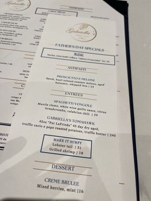 Menu photo 4 Gabriella’s Modern Italian Delray Beach, FL