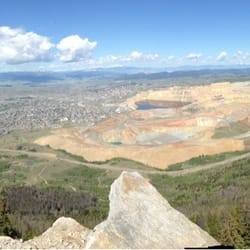 Our Lady of the Rockies - The view of Butte from the top.