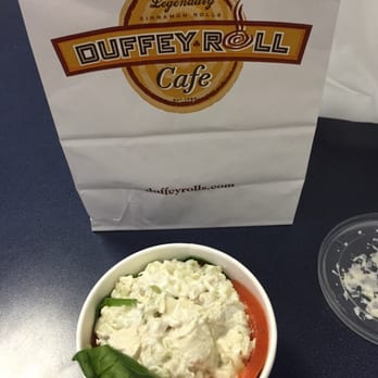 The Duffeyroll Cafe - Cup of chicken salad to-go - Breakfast & Brunch Near Me - Englewood, Colorado