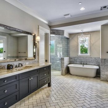 Premier Flooring Finishes - No expense was spared in this Italian marble shower and floors. The 90 degree herringbone floor pattern was a challenge but it looks amazing - Flooring Near Me - Peoria, Arizona Premier Flooring Finishes - No expense was spared in this Italian marble shower and floors. The 90 degree herringbone floor pattern was a challenge but it looks amazing - Flooring Near Me - Peoria, Arizona