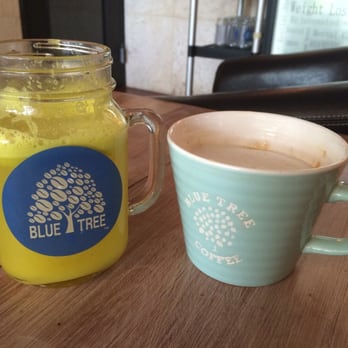 Bluetree Cafe - Honolulu - Turmeric tonic & cappuccino. - Coffee & Tea Near Me - Honolulu, Hawaii