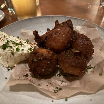 Jacqueline - Pickled Green Tomato Hushpuppies - Cocktail Bars Near Me - Portland, Oregon Jacqueline - Pickled Green Tomato Hushpuppies - Cocktail Bars Near Me - Portland, Oregon