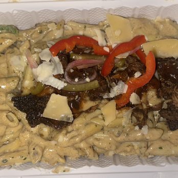 Jerk At Nite - Rasta pasta with jerk chicken - Caribbean Near Me - Baltimore, Maryland