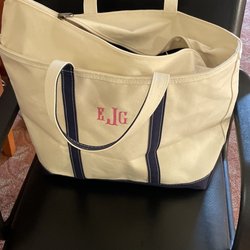 L.L.Bean - Backwards L monogrammed bag!