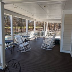 Forest Lakes Swim and Tennis Club - Covered deck at the clubhouse