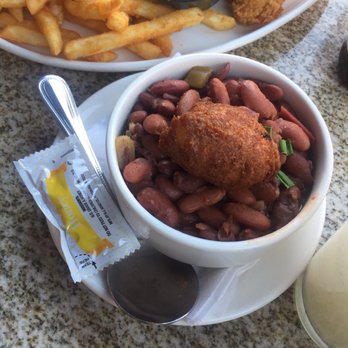 Buzzard Billy's - Red beans and rice with hush puppy. - Cajun/Creole Near Me - Lincoln, Nebraska Buzzard Billy's - Red beans and rice with hush puppy. - Cajun/Creole Near Me - Lincoln, Nebraska