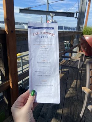 Menu photo 1 Boathouse 19 Tacoma, WA