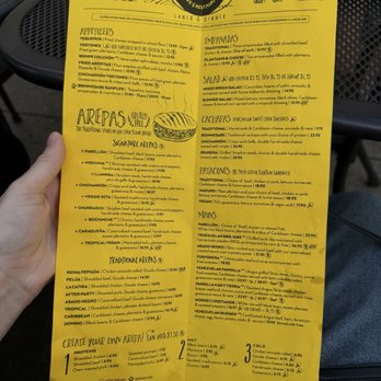 Bienmesabe - menu - Venezuelan Near Me - Chicago, Illinois