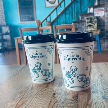 Café La Churreria - Cappuccino and horchata latte - Churros Near Me - Ensenada, BCN