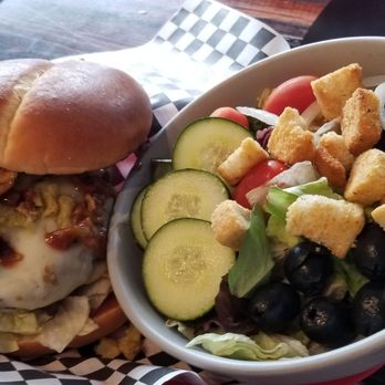 Bigfoot Grille - The Phoenix burger was hot and left a slight pepper burn afterwards. Worth the flavor. - American Near Me - Lebanon, Oregon Bigfoot Grille - The Phoenix burger was hot and left a slight pepper burn afterwards. Worth the flavor. - American Near Me - Lebanon, Oregon