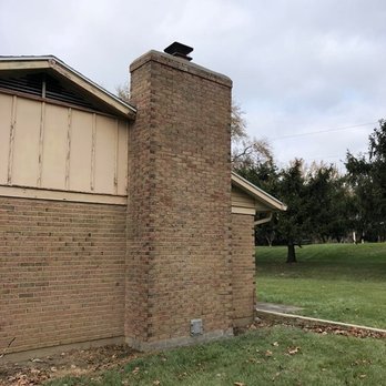 Pinkston's Chimney Techs - Pressure wash and installed a new crown. - Chimney Sweeps Near Me