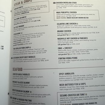Yard House - Menu - Vegetarian Near Me - Gaithersburg, Maryland