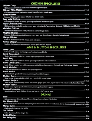 Menu photo 7 Swaagat Indian Cuisine Glenshaw, PA Menu photo 7 Swaagat Indian Cuisine Glenshaw, PA