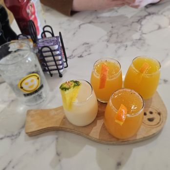 Mornings Breakfast & Brunch - Mimosa flight - Breakfast & Brunch Near Me - Fishers, Indiana Mornings Breakfast & Brunch - Mimosa flight - Breakfast & Brunch Near Me - Fishers, Indiana