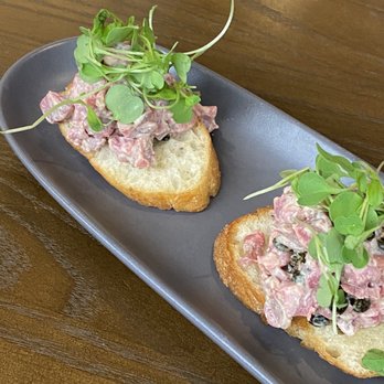 Delaney's Tavern - Steak tartare - New American Near Me - Orlando, Florida Delaney's Tavern - Steak tartare - New American Near Me - Orlando, Florida