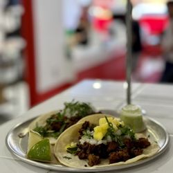 Gus Tacos - al pastor taco and birria taco