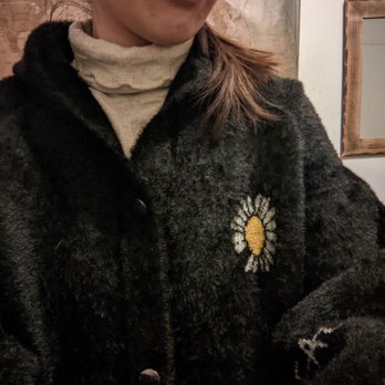 Kadan Boutique - Cream turtle neck and extra cozy daisy jacket - Women's Clothing Near Me - Oakland, California Kadan Boutique - Cream turtle neck and extra cozy daisy jacket - Women's Clothing Near Me - Oakland, California