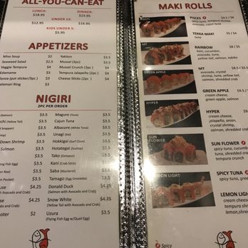 Pisces Sushi - Menu - Sushi Bars Near Me - Reno, Nevada Pisces Sushi - Menu - Sushi Bars Near Me - Reno, Nevada