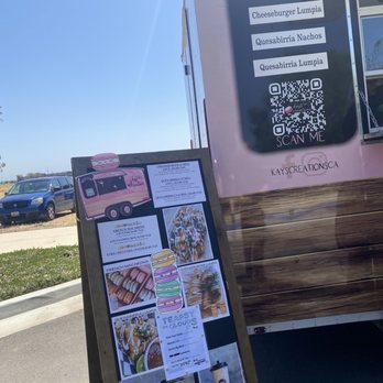 Kay’s Creations - Menu for the day! - Desserts Near Me - Tracy, California