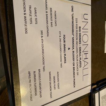 Union Hall - Big drinks, small plates menu - Gastropubs Near Me - Hoboken, New Jersey Union Hall - Big drinks, small plates menu - Gastropubs Near Me - Hoboken, New Jersey
