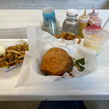 Frita Batidos - Burger Frita, garlic cilantro fries, passion fruit Batidos - Burgers Near Me - Detroit, Michigan Frita Batidos - Burger Frita, garlic cilantro fries, passion fruit Batidos - Burgers Near Me - Detroit, Michigan
