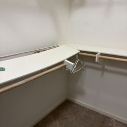 Shelf was detached from the wall.